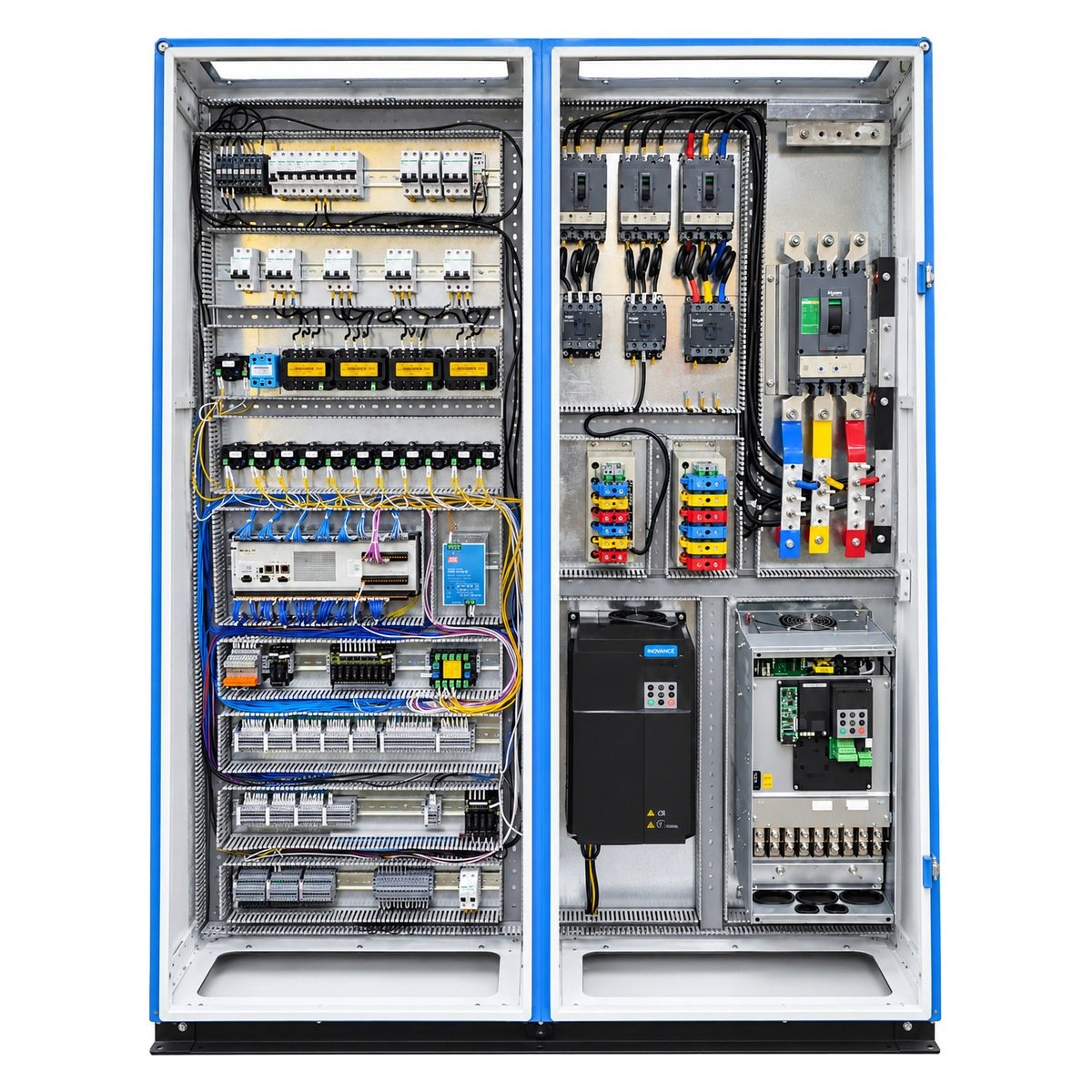 Inside a VFD drive panel built by SEAA
