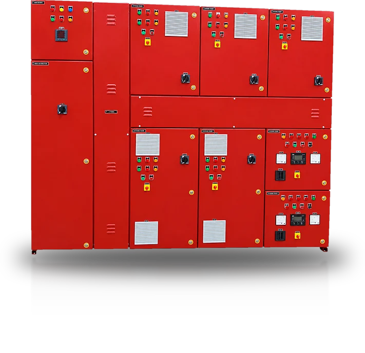 Fire pump panel