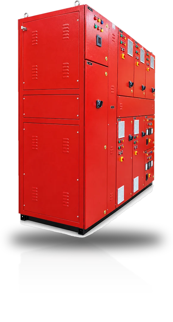 Fire pressurization panel